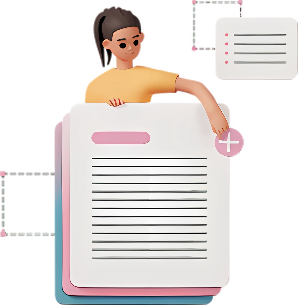 3d-casual-life-woman-working-at-laptop